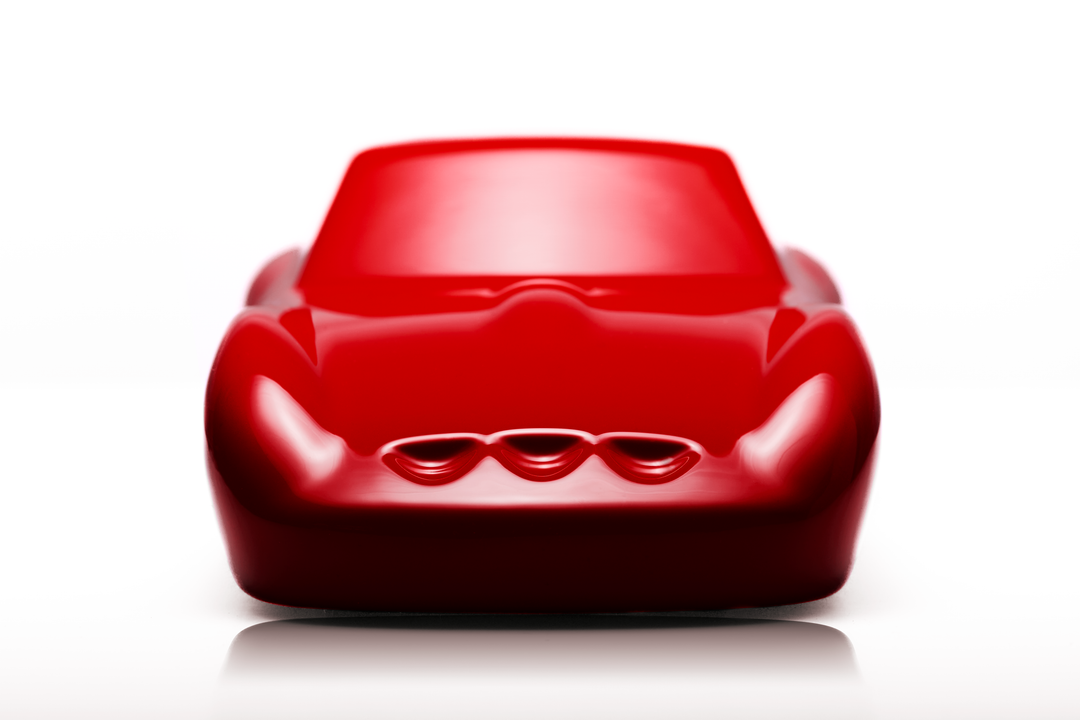 ‘Ferrari 250 GTO’ by Sreeni Gandra, a limited-edition contemporary automotive sculpture from the Forme di Velocità series, inspired by the iconic Ferrari 250 GTO designed by Sergio Scaglietti. Presented in a striking high-gloss Rosso Corsa red finish, the sculpture captures the car's flowing aerodynamic silhouette, elongated bonnet, sculpted wheel arches, distinctive triple front air intakes and elegant fastback roofline. Its smooth, minimalist surfaces celebrate the pure form and timeless character of one 