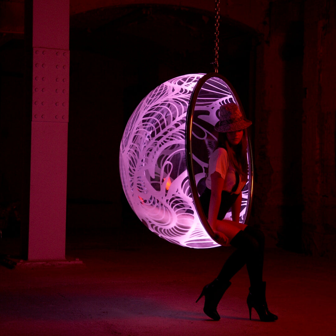 ILLUMINATED BUBBLE CHAIR - INSA PATTERN (Limited Edition of 9)