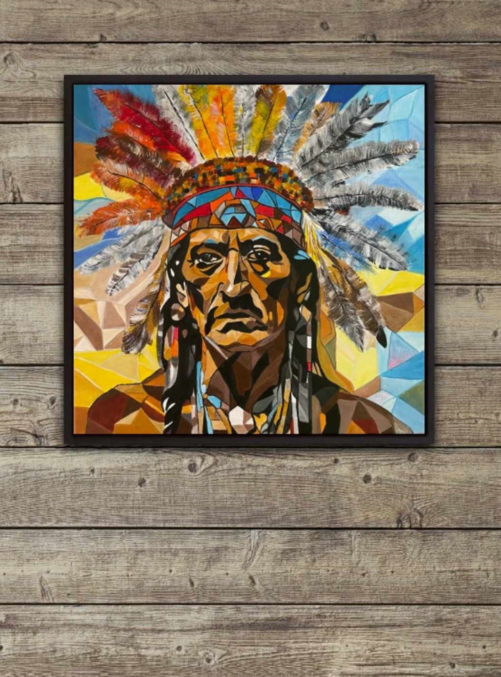 PICASSO MEETS SITTING BULL: BULLS OF MANY FACES (Original)