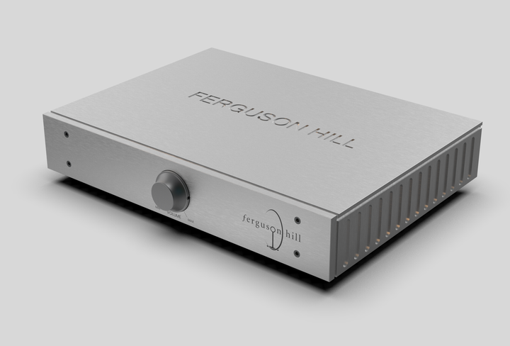 Jetstream Loudspeaker System by Ferguson Hill Studios — a hand-built British hi-fi masterpiece combining sculptural acrylic horn speakers, spherical bass units, and a precision amplifier. Transparent, powerful, and acoustically pure in both form and performance.