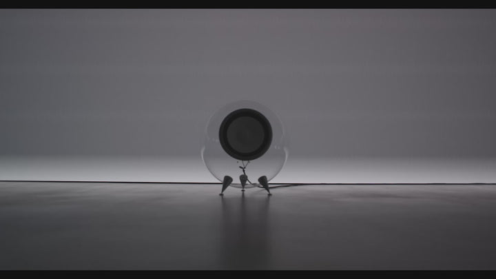 Jetstream Loudspeaker System by Ferguson Hill Studios — a hand-built British hi-fi masterpiece combining sculptural acrylic horn speakers, spherical bass units, and a precision amplifier. Transparent, powerful, and acoustically pure in both form and performance.